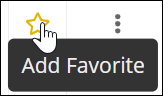 Add favorite icon screenshot