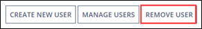Click the remove user button in the upper right corner of the screen
